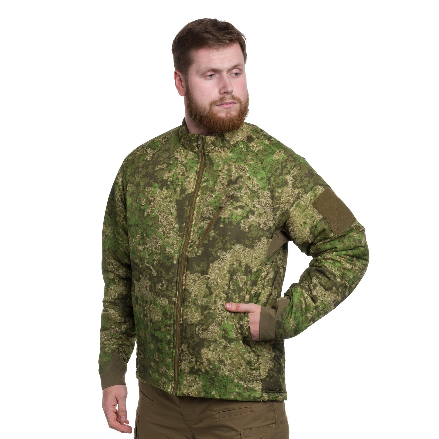 Kurtka Helikon Wolfhound Climashield Apex - PenCott WildWood