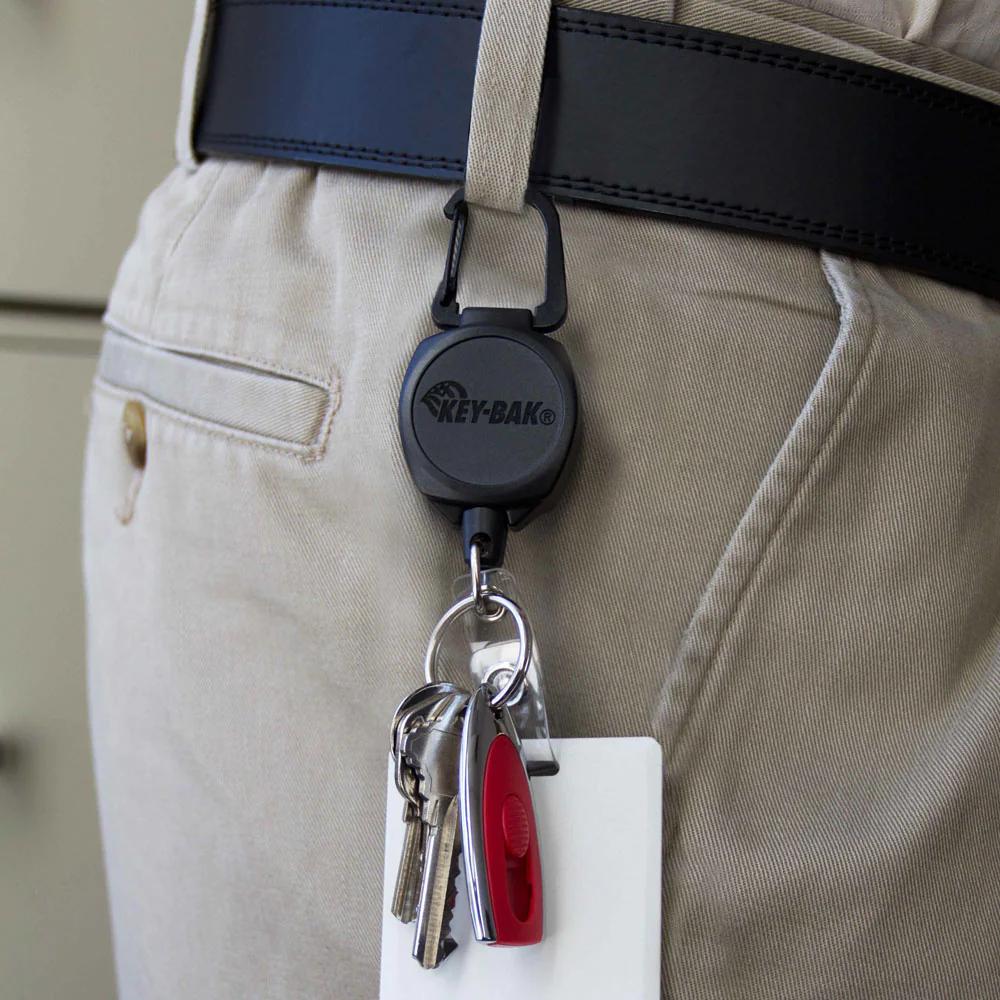 Retraktor Key-Bak Sidekick ID Badge and Key Reel - 0KB1-0A21