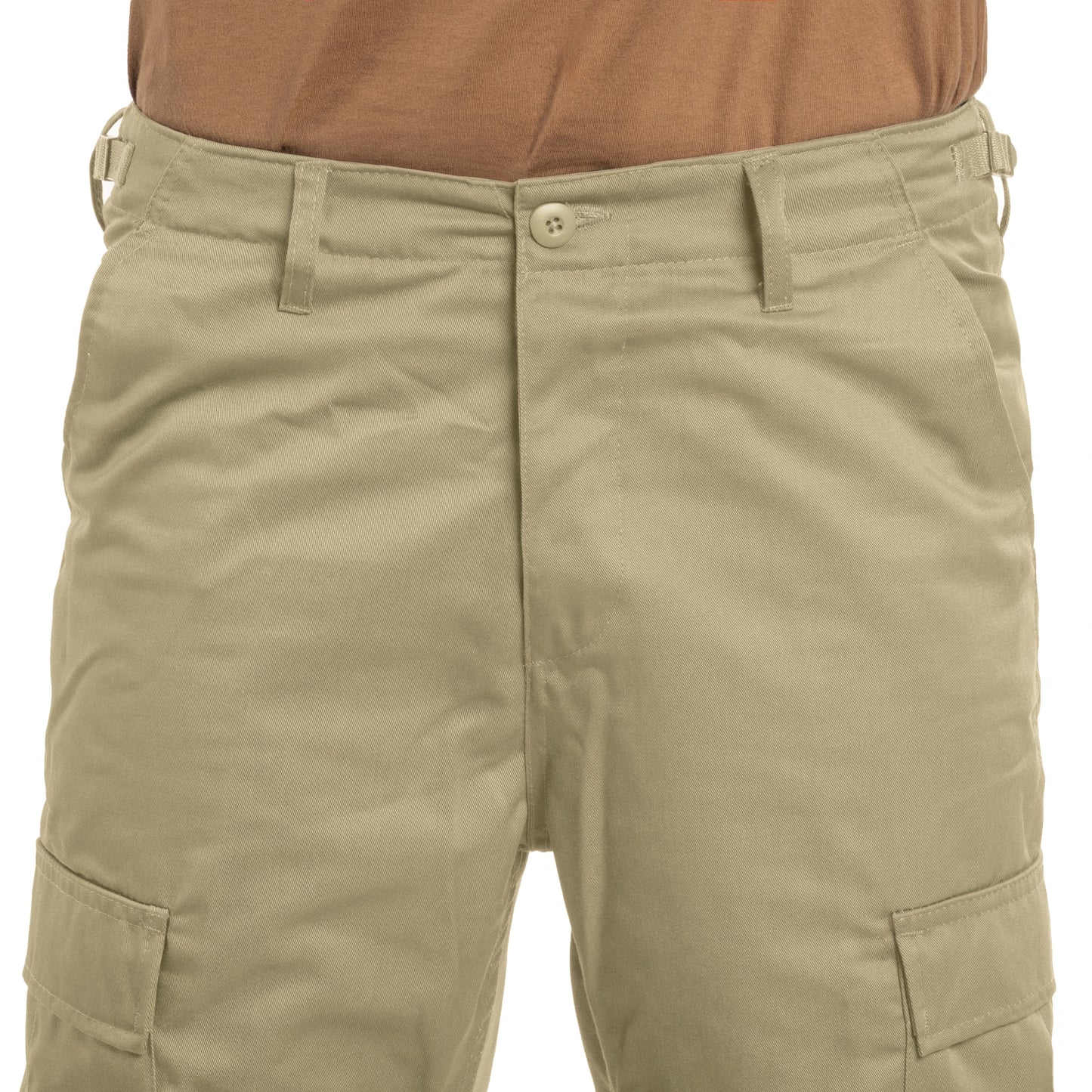 Spodnie wojskowe MFH wzmacniane US Combat BDU - Khaki