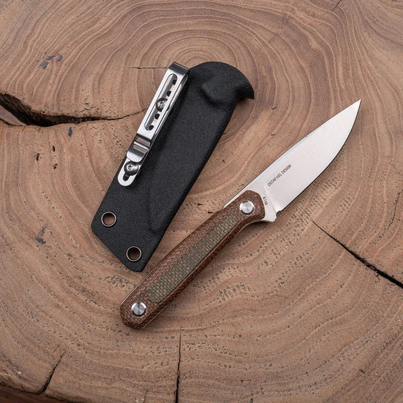 Nóż Real Steel Dex 3501NG - Natural/Green Micarta