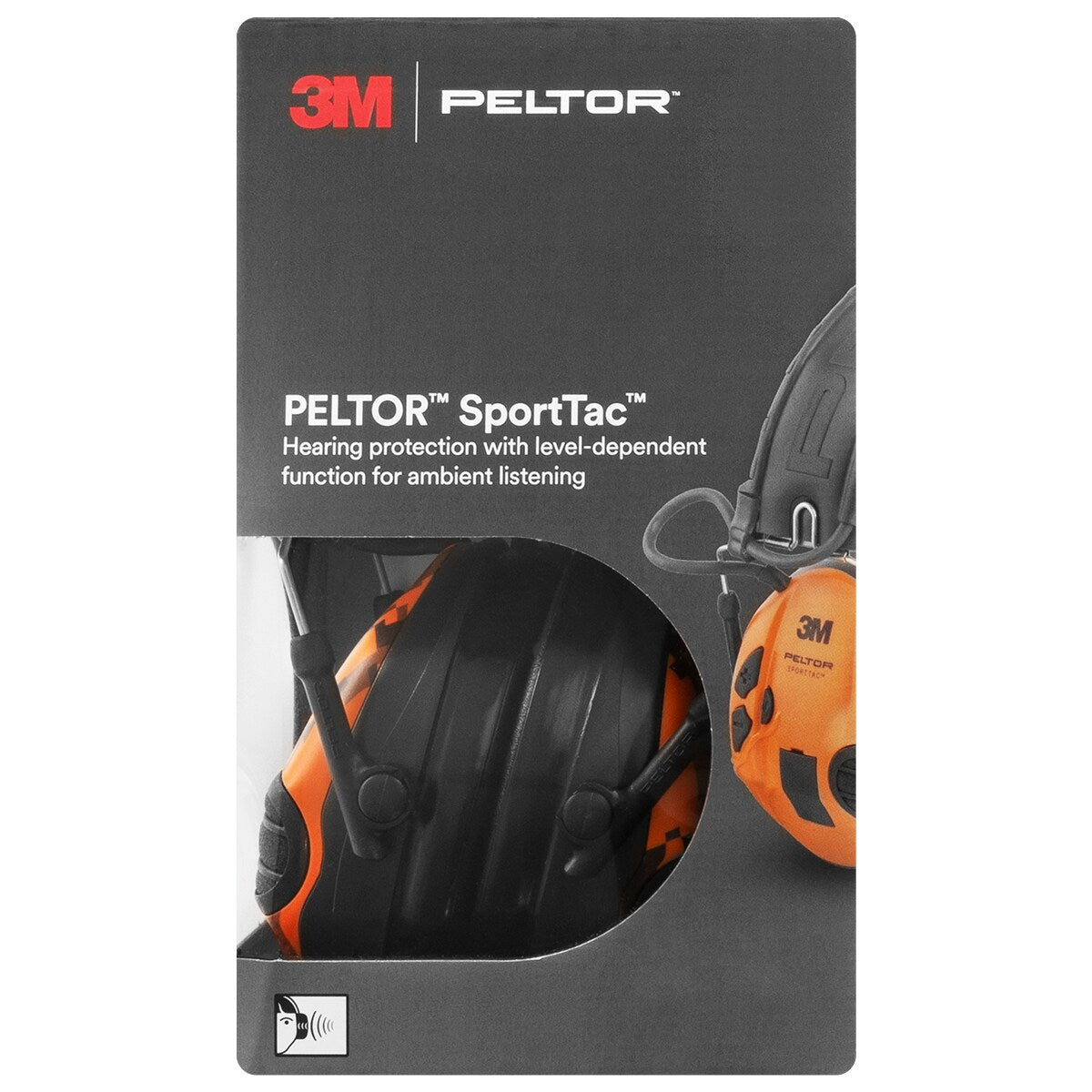 Ochronniki słuchu aktywne 3M Peltor SportTac - Camo