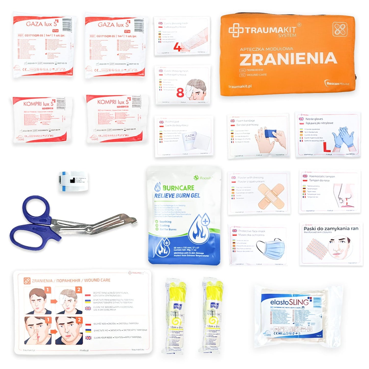 Apteczka modułowa AedMax Trauma Kit R - Zranienia