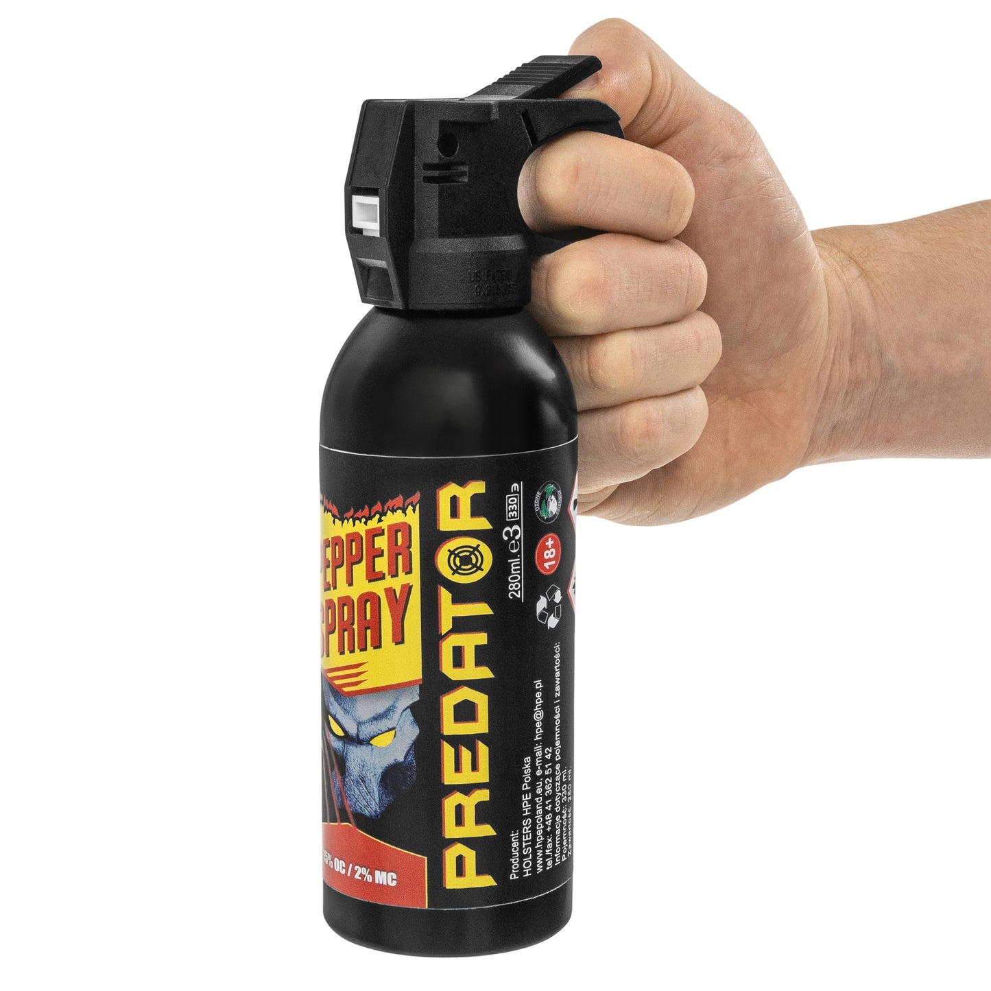 Gaz pieprzowy Predator 300 ml - stożek