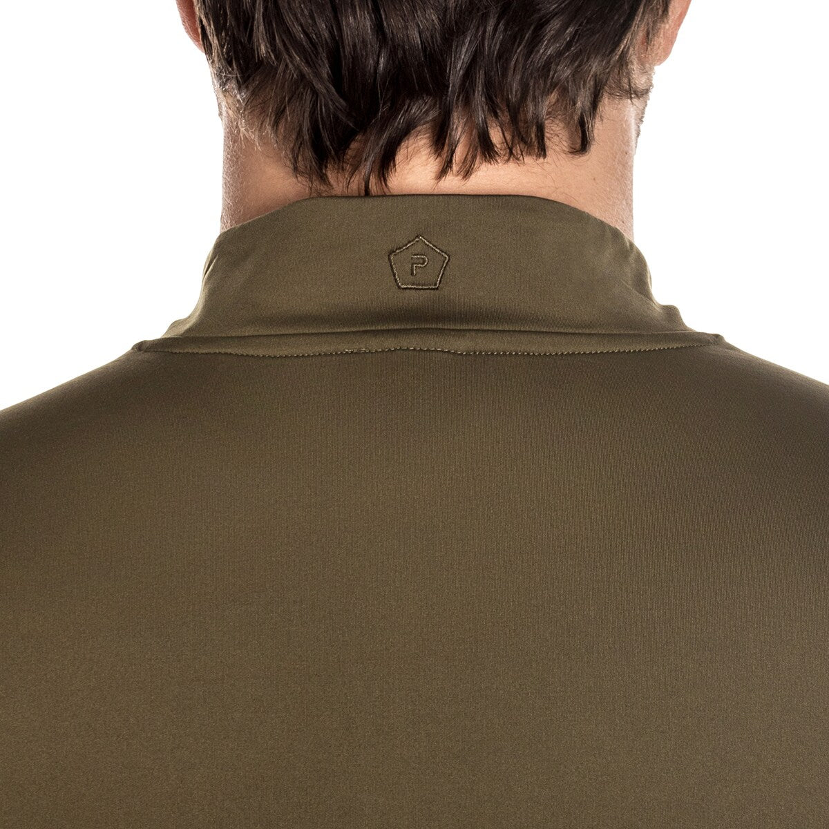 Koszulka termoaktywna Pentagon Pindos 1/2 ZIP - Olive
