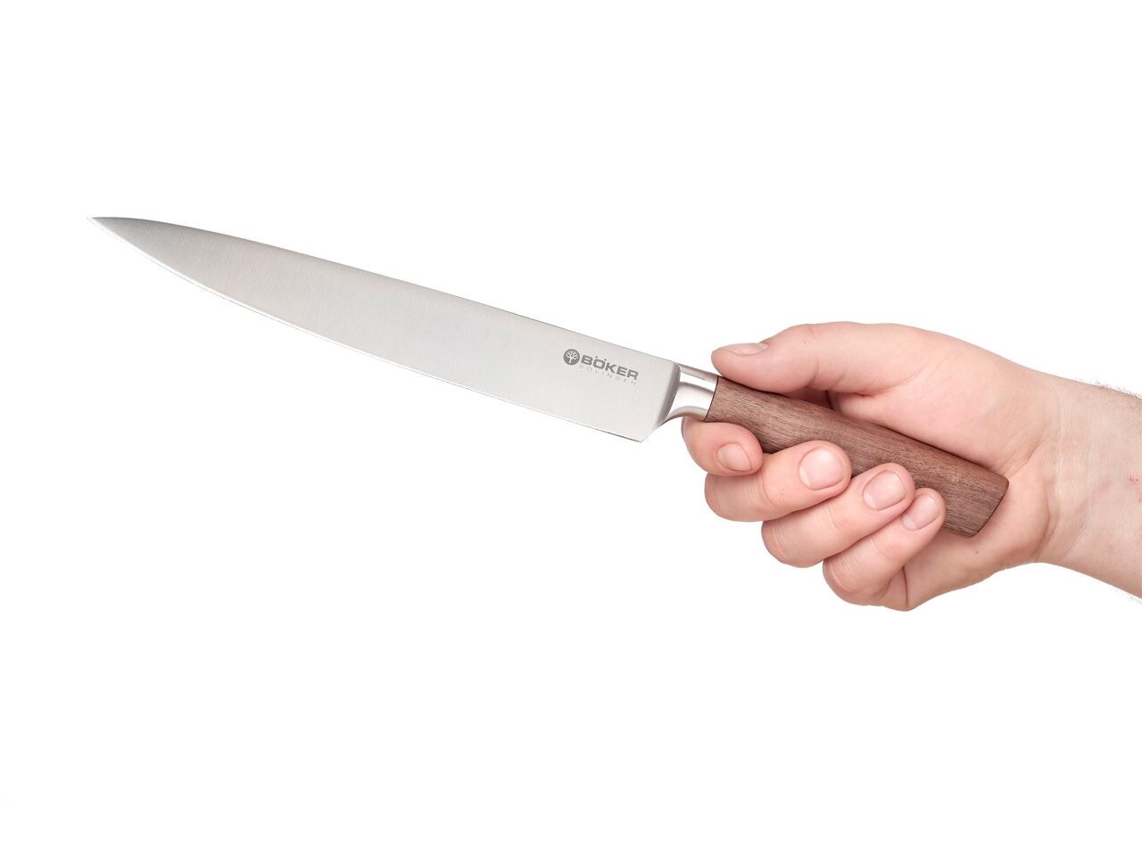 Nóż kuchenny do szynki Boker Solingen Core Walnut