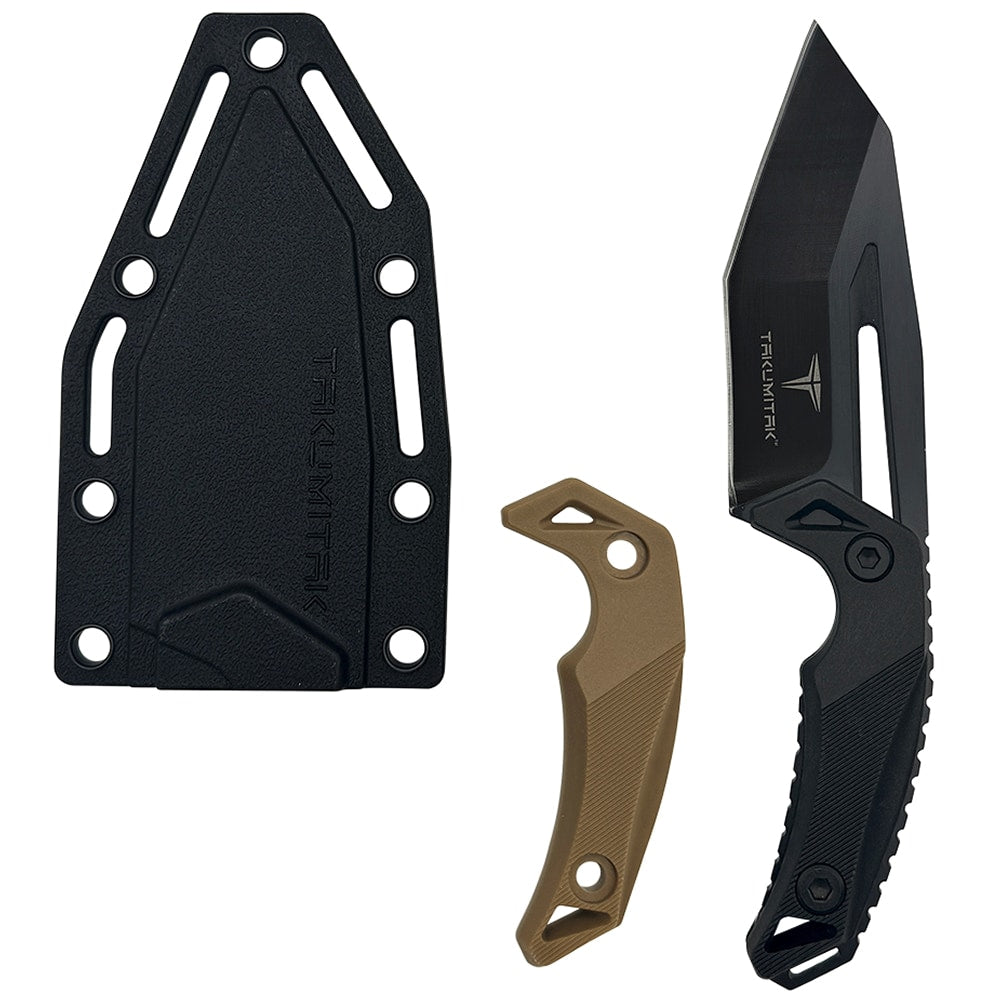 Nóż Takumitak Big Head - Black/Coyote Brown