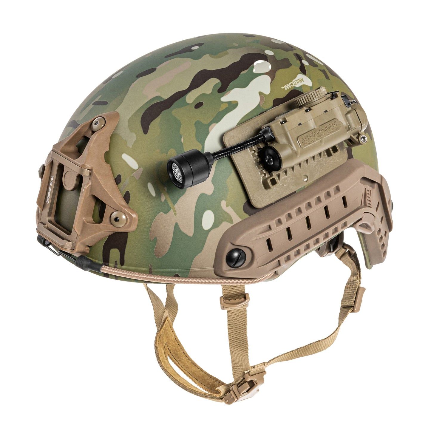Latarka na hełm Streamlight Sidewinder Stalk Helmet Arc Rail Mount Coyote - 76 lumenów