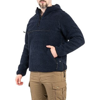 Polar Brandit Teddyfleece Worker Pullover - Navy