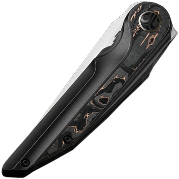 Nóż składany Bestech Knives Blind Fury - Satin/Black Bronzed Titanium Copper Carbon Fiber