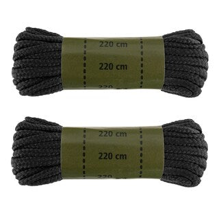 Sznurowadła Mil-Tec poliestrowe 220 cm - Black