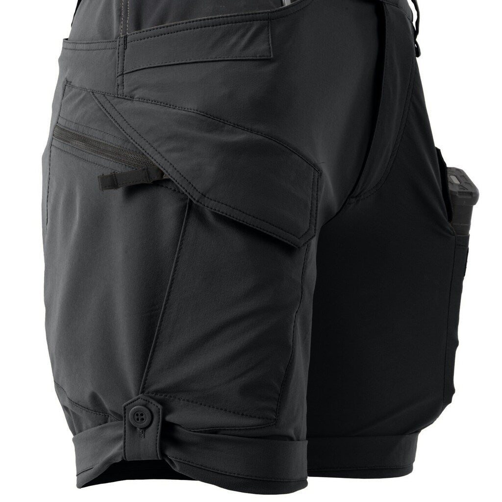 Szorty damskie Helikon OTP Nylon 8,5" - Black/Shadow Grey