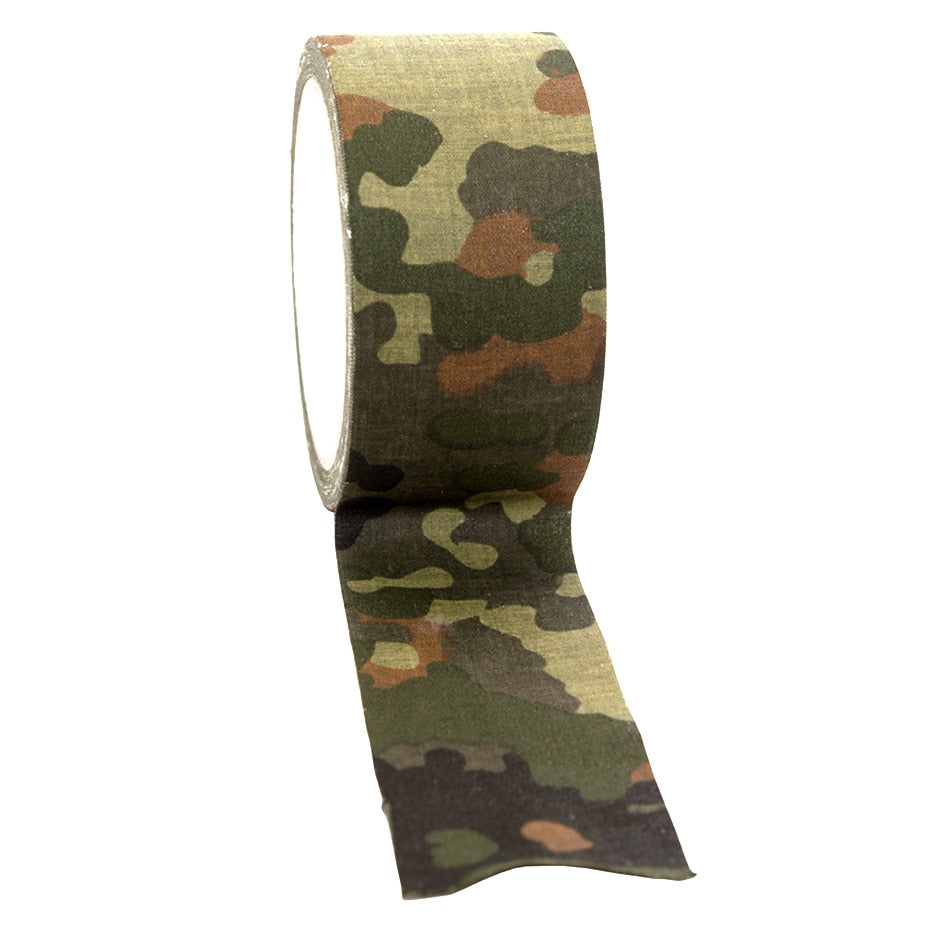 Taśma maskująca Mil-Tec 50 mm x 10 m - flecktarn