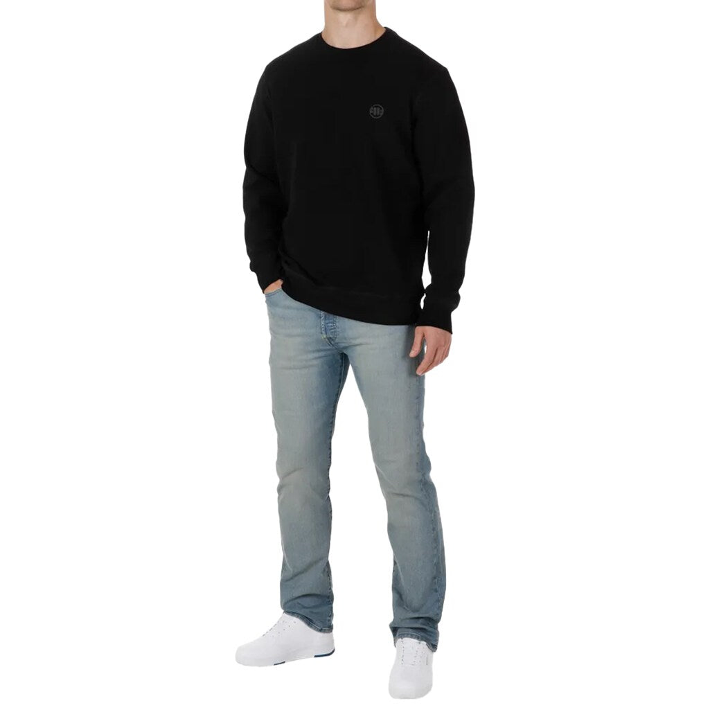 Bluza Pitbull Crewneck Pique Small Logo - Black
