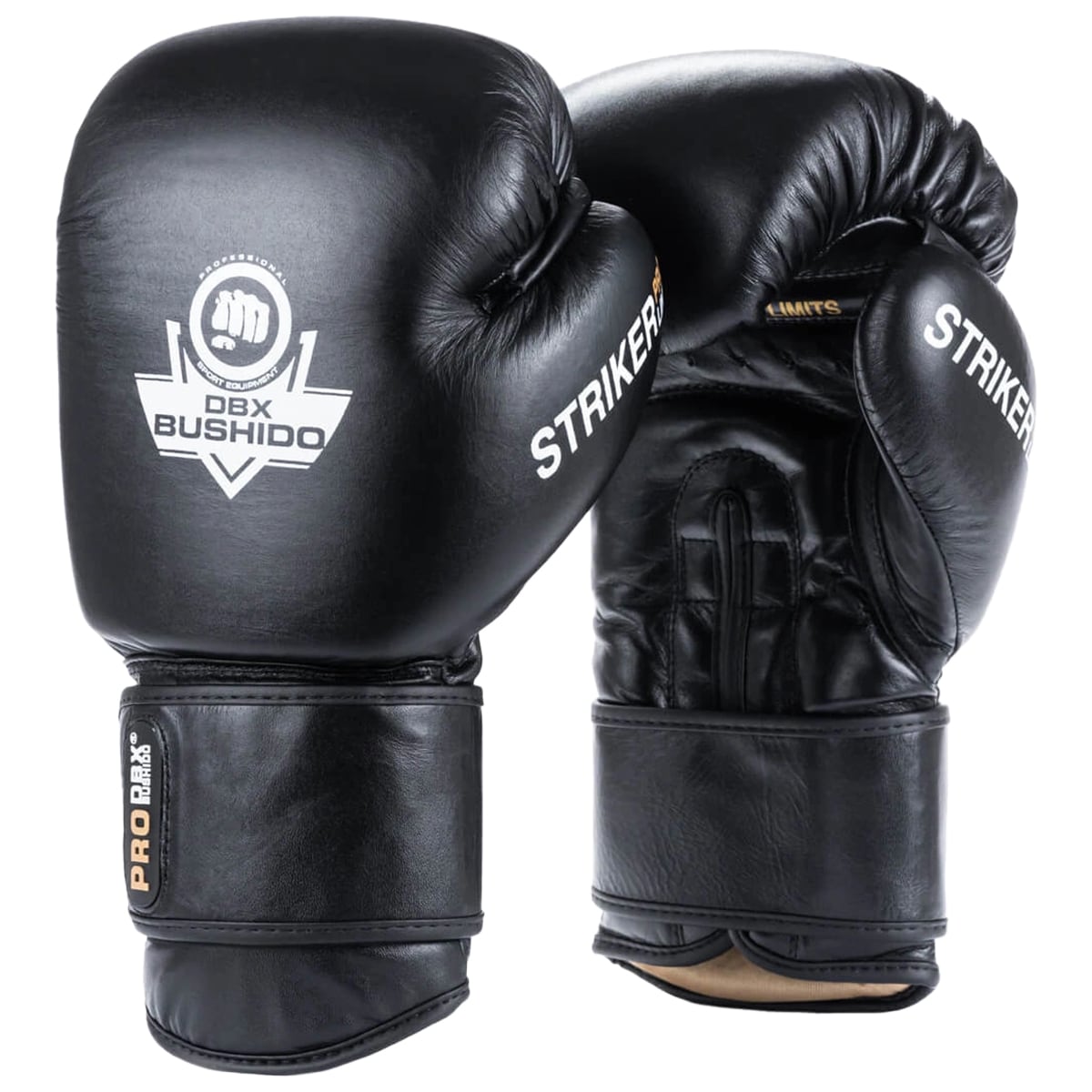 Rękawice bokserskie DBX Bushido Striker - Czarne