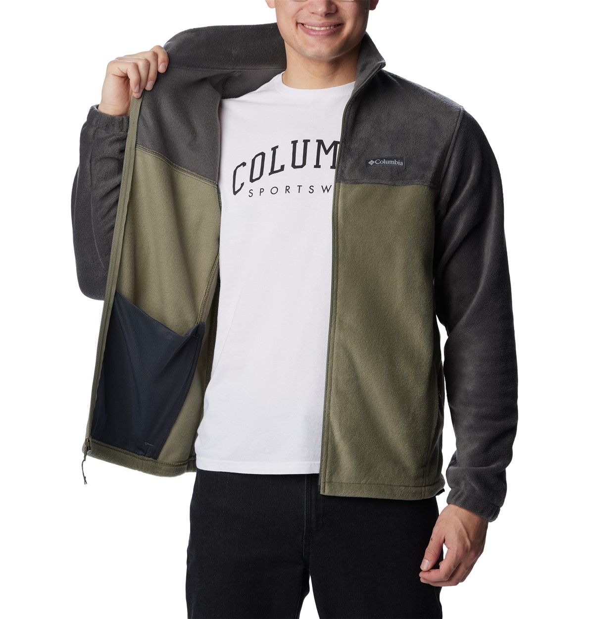 Polar Columbia Steens Mountain - Shark / Stone Green