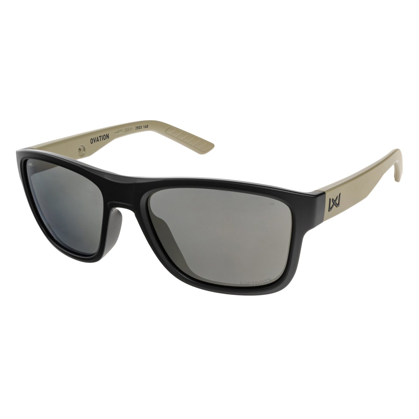 Okulary Wiley X Ovation - Captive Tungsten Mirror/Matte Black Tan