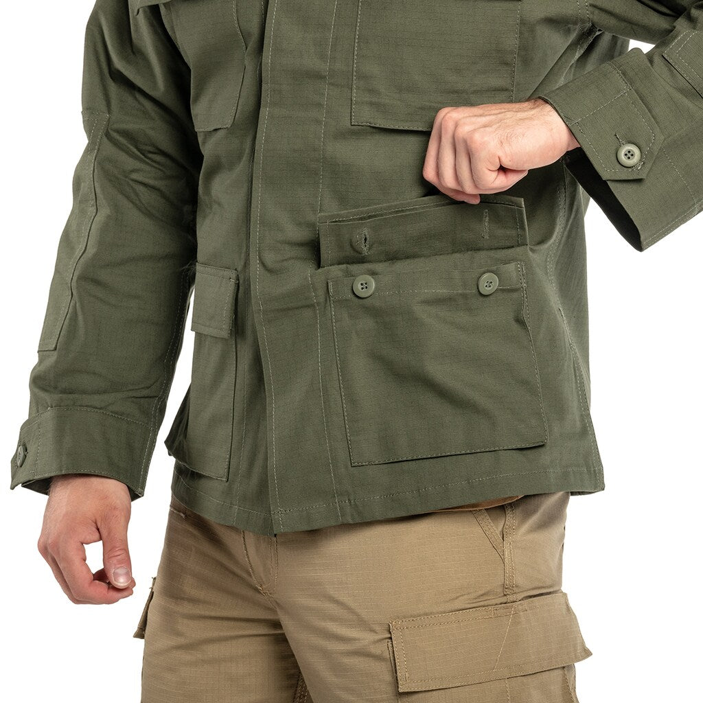 Bluza wojskowa Mil-Tec Teesar BDU Rip-Stop - Olive