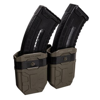 Podwójna ładownica obrotowa ESP z montażem UBC-04-2 na magazynki do AK - Olive Drab