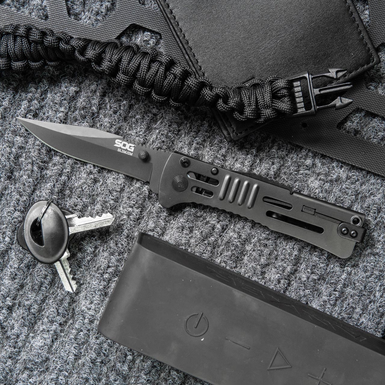 Nóż składany SOG SlimJim - Black