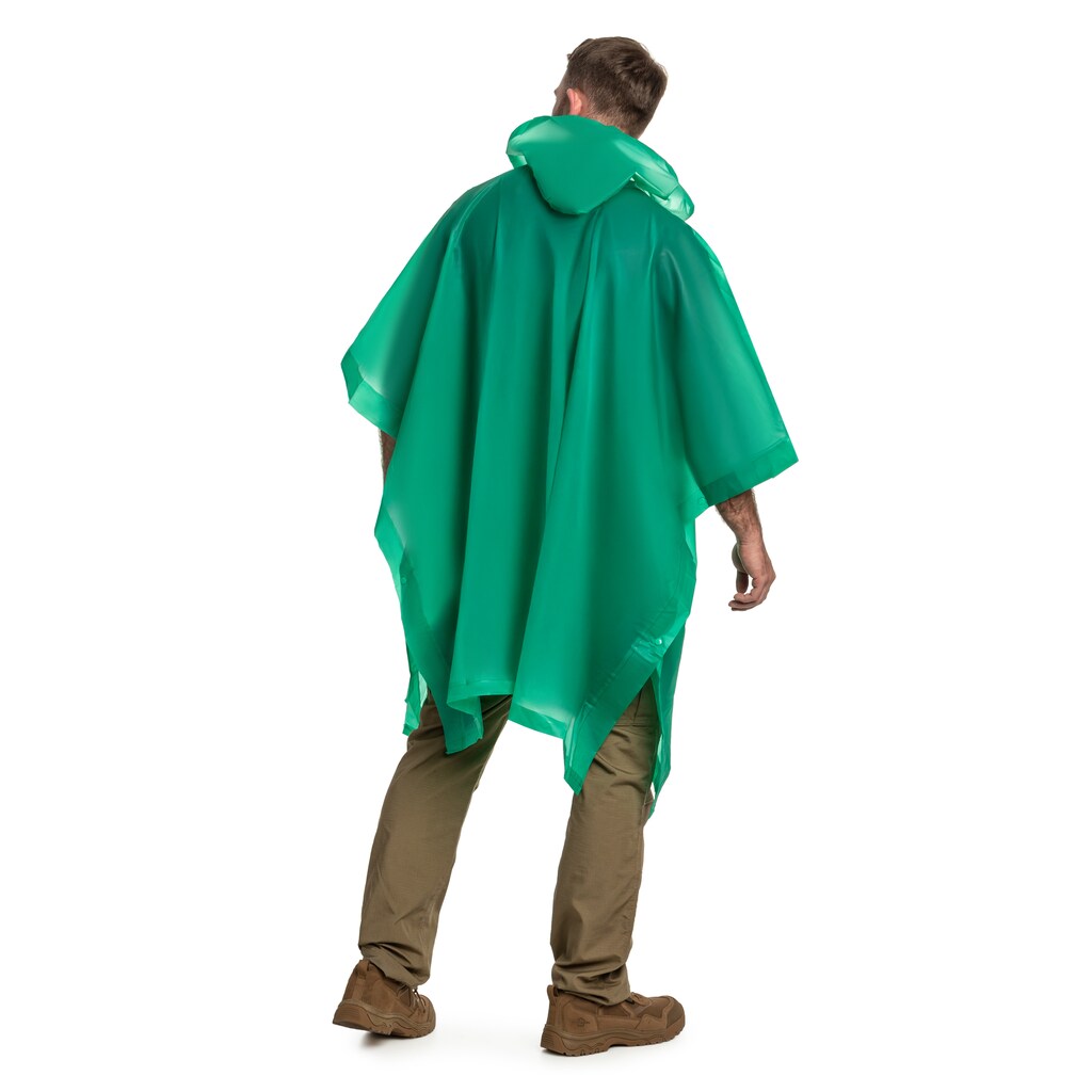 Ponczo Highlander Outdoor PEVA - Green