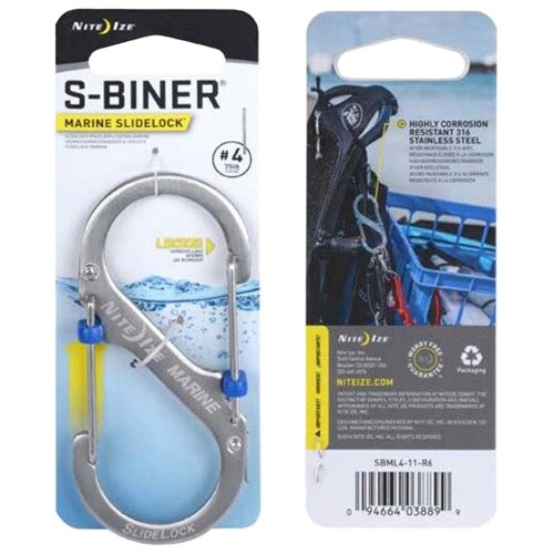 Karabińczyk Nite Ize S-Biner Marine SlideLock 4 - Stainless
