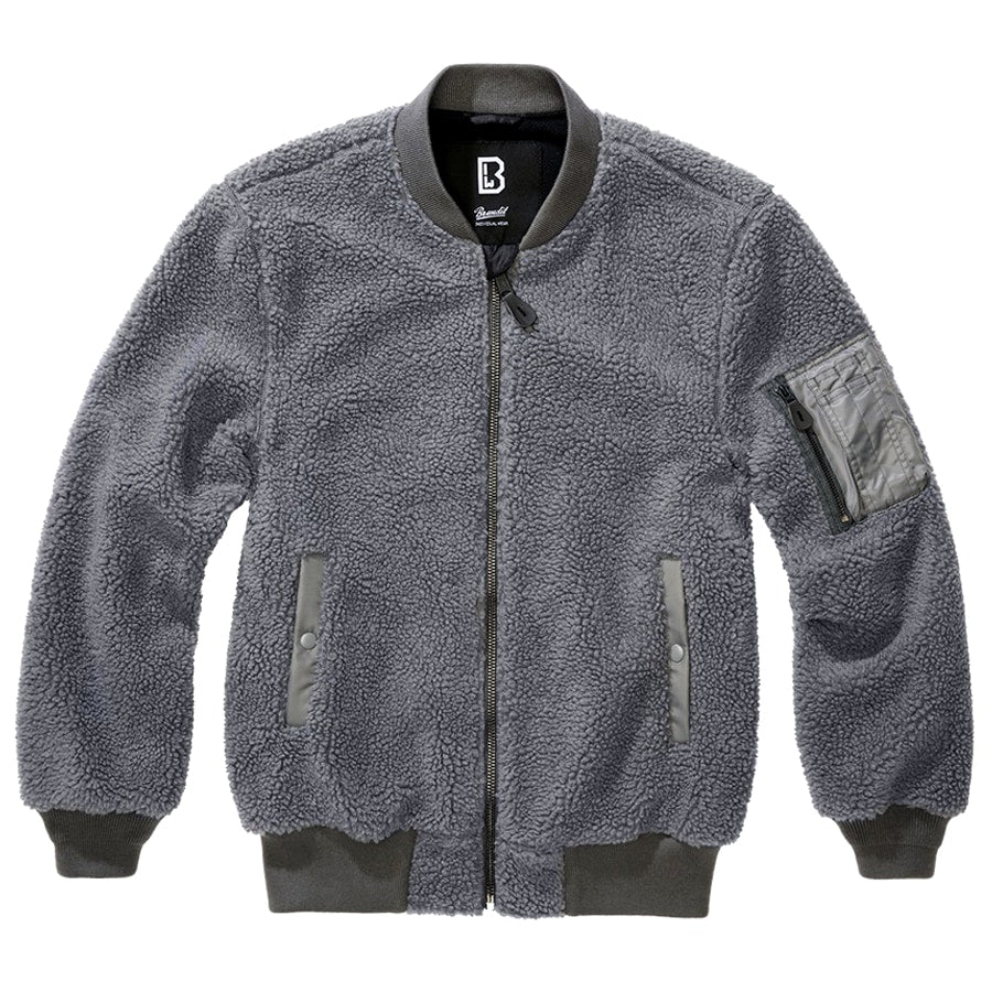 Kurtka Brandit MA1 Sherpa Jacket - Anthracite