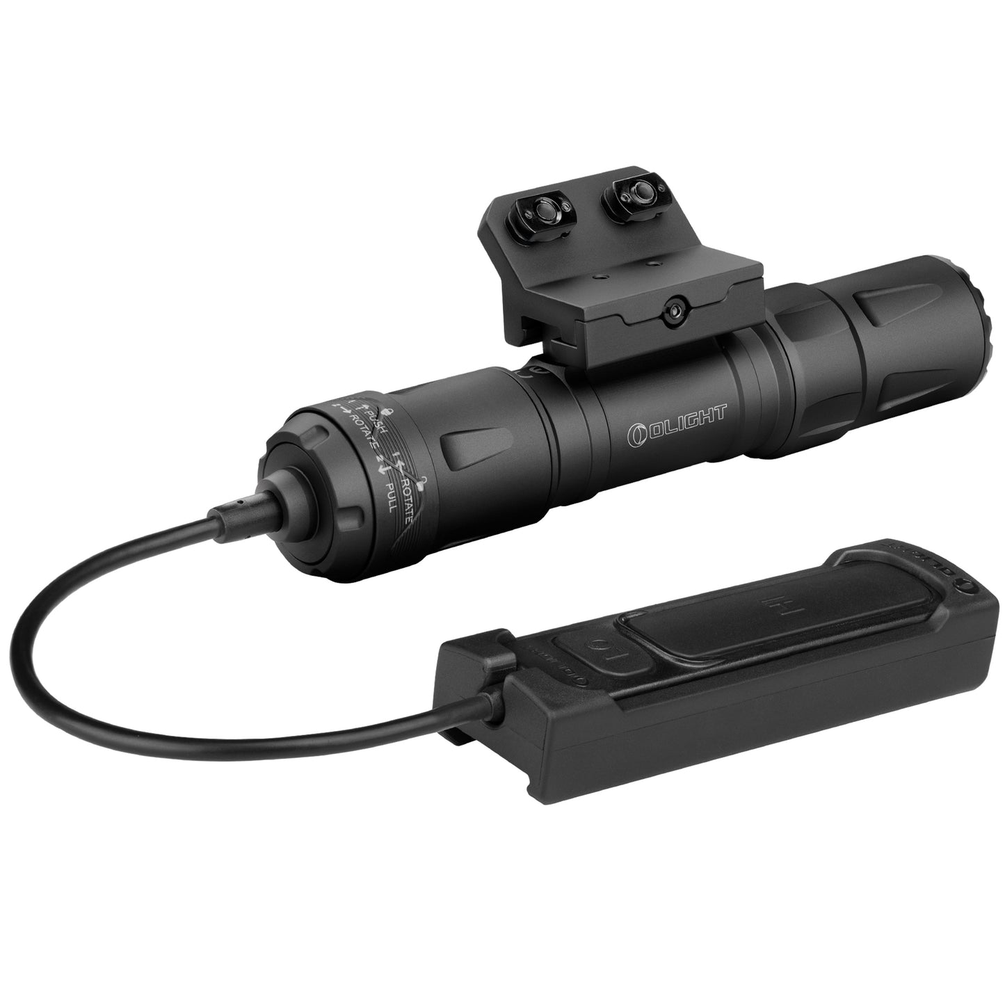 Latarka na broń Olight Odin S Matte Black z montażem - 1500 lumenów