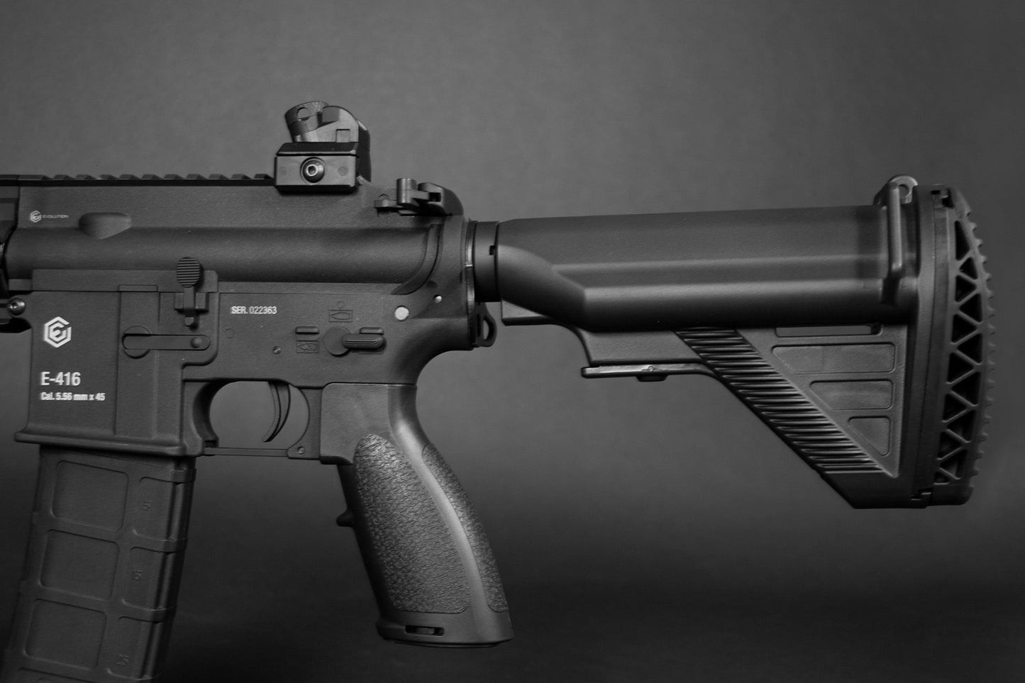 Karabin szturmowy AEG Evolution CQB Carbontech ETS II - Black
