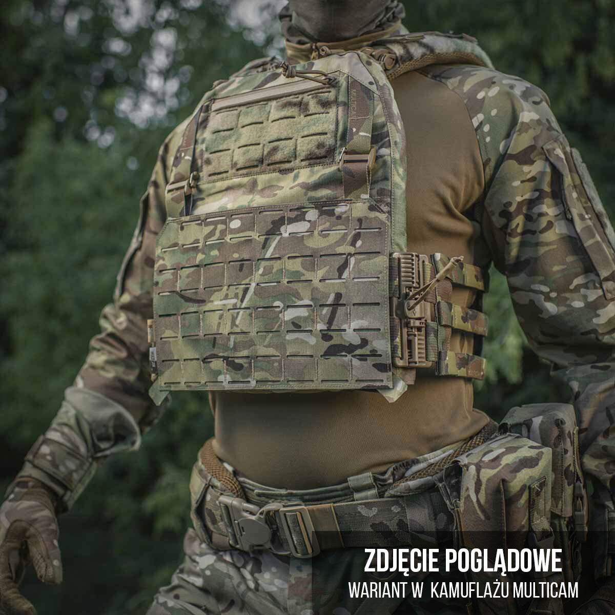 Kamizelka taktyczna typu Plate Carrier M-Tac Cuirass Fast QRS Gen. II Coyote - na płyty L/XL