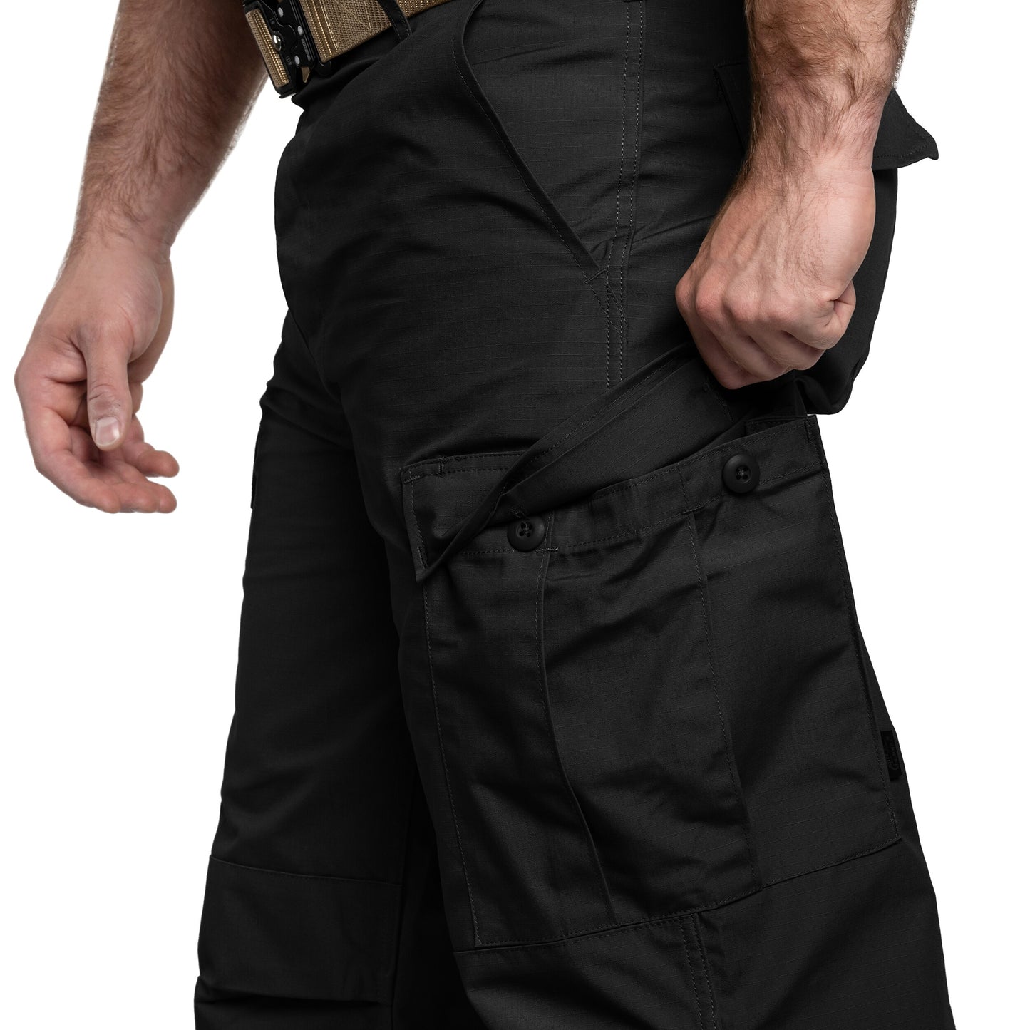 Spodnie Helikon BDU PolyCotton Rip-Stop - Black
