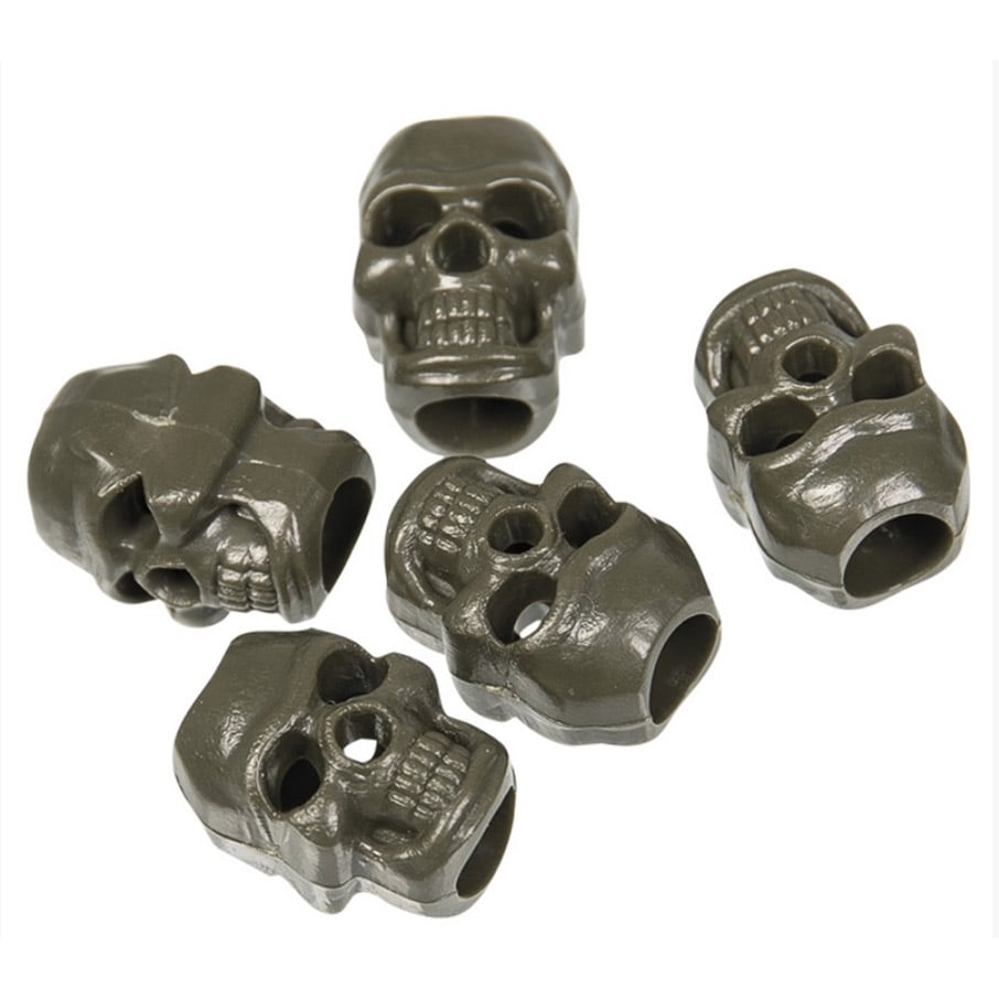 Stopery Mil-Tec Skull 10 szt. - olive