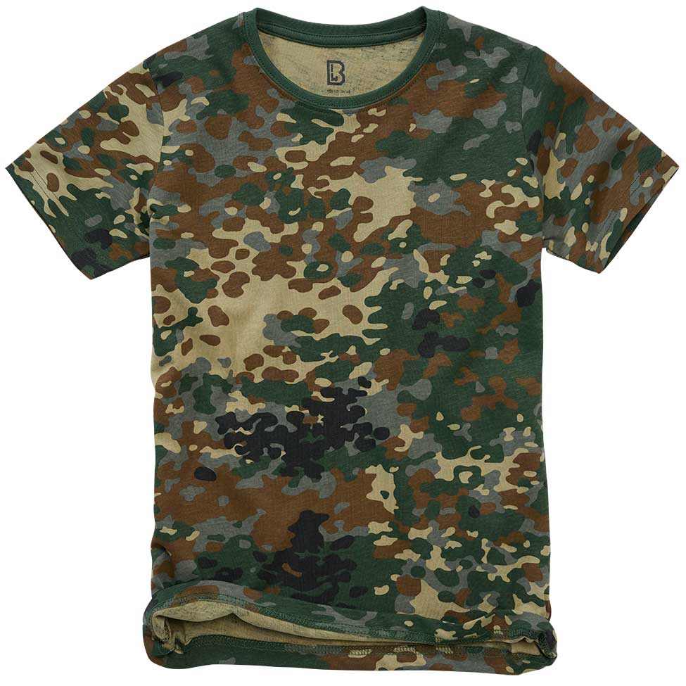 Koszulka T-shirt dziecięcy Brandit - Flecktarn