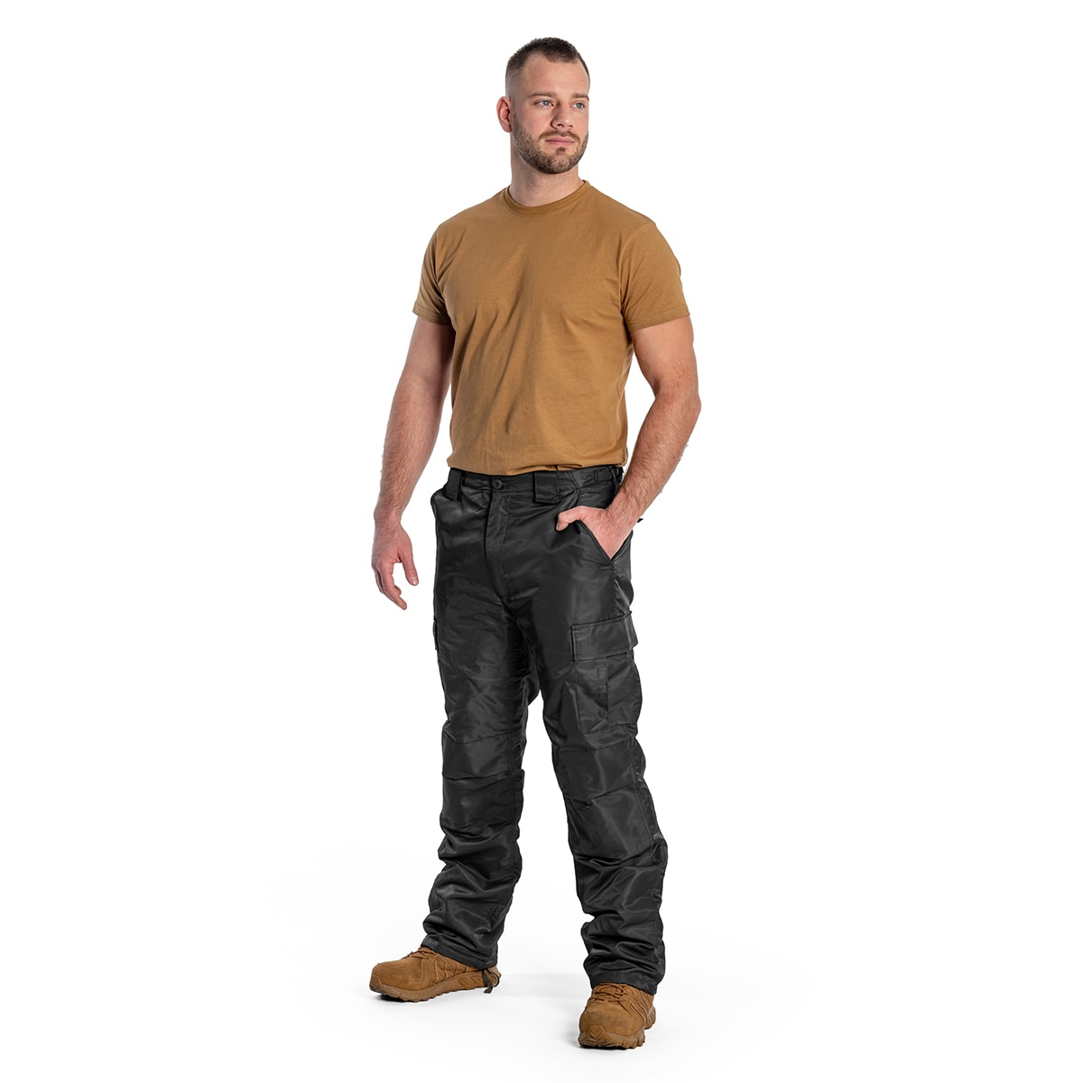Spodnie ocieplane Brandit Thermo Pants Next Generation - Black