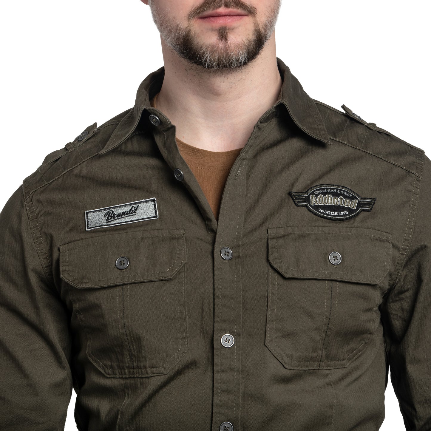 Koszula Brandit Luis Vintage Shirt - Olive