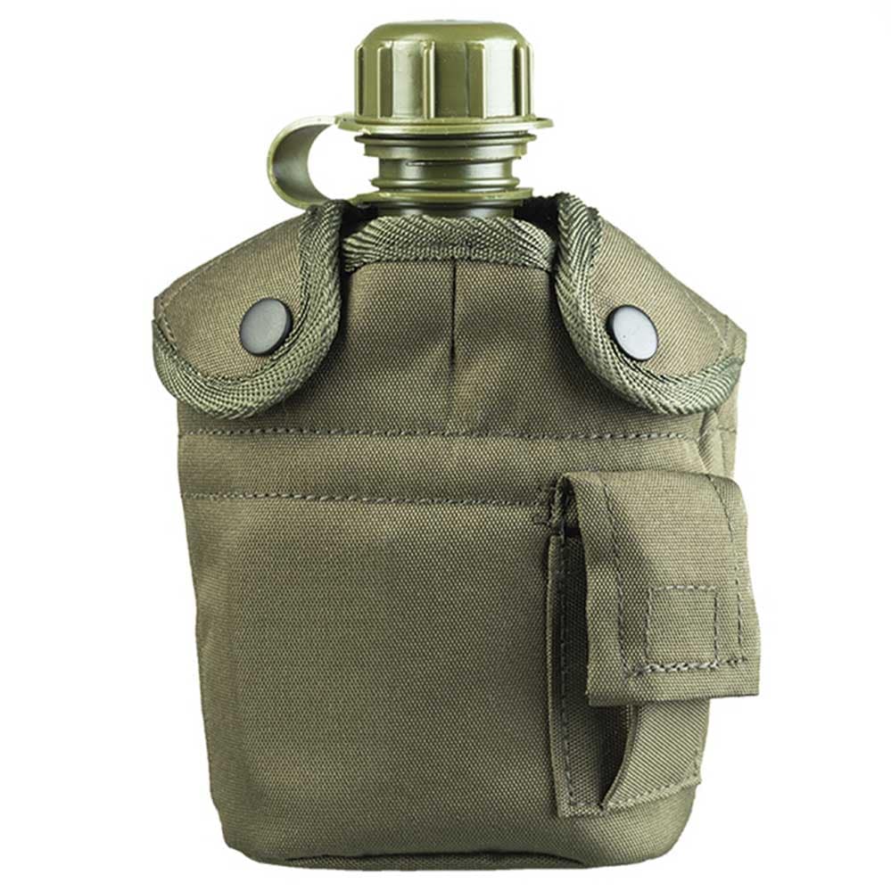 Manierka Mil-Tec US Plastic Canteen z pokrowcem i kubkiem - Olive