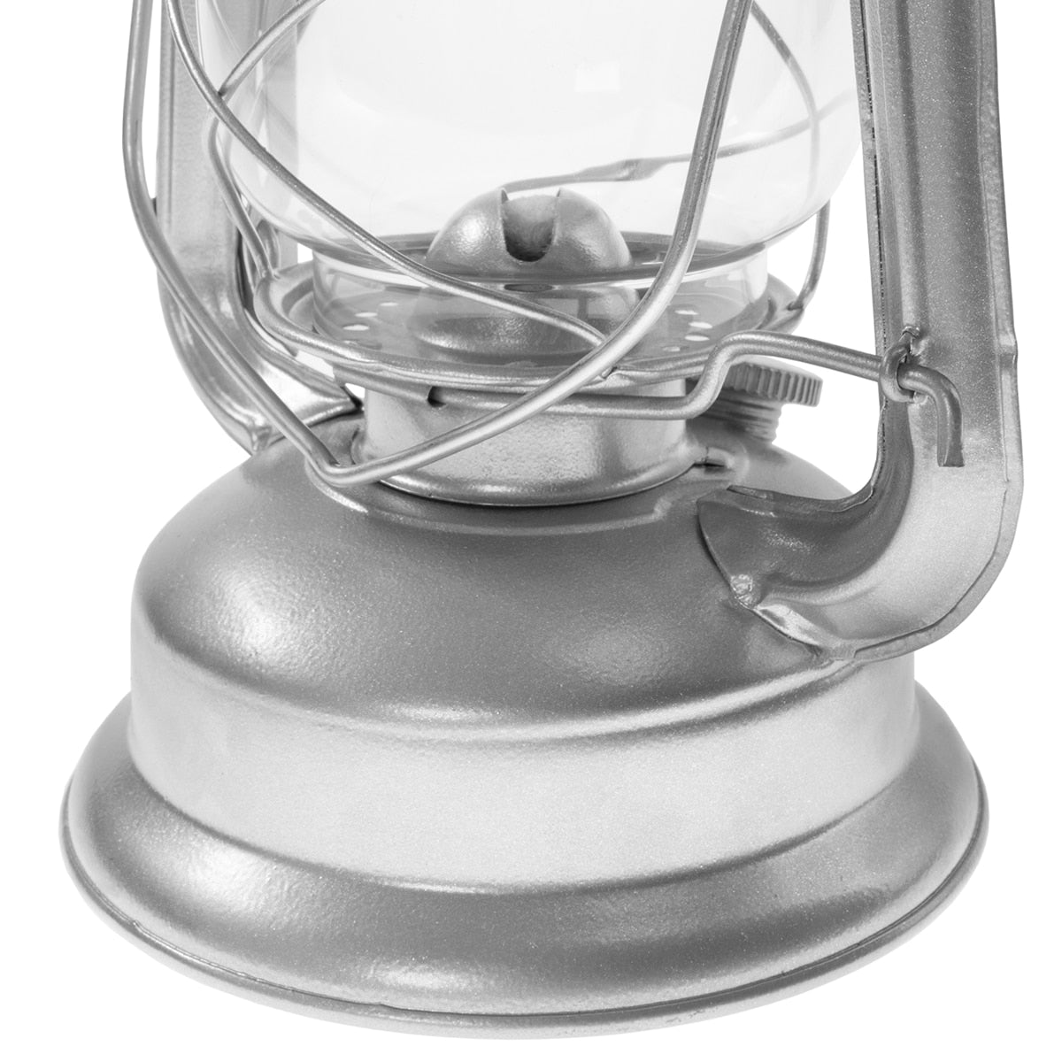 Lampa naftowa MFH Max Fuchs 28 cm Silver