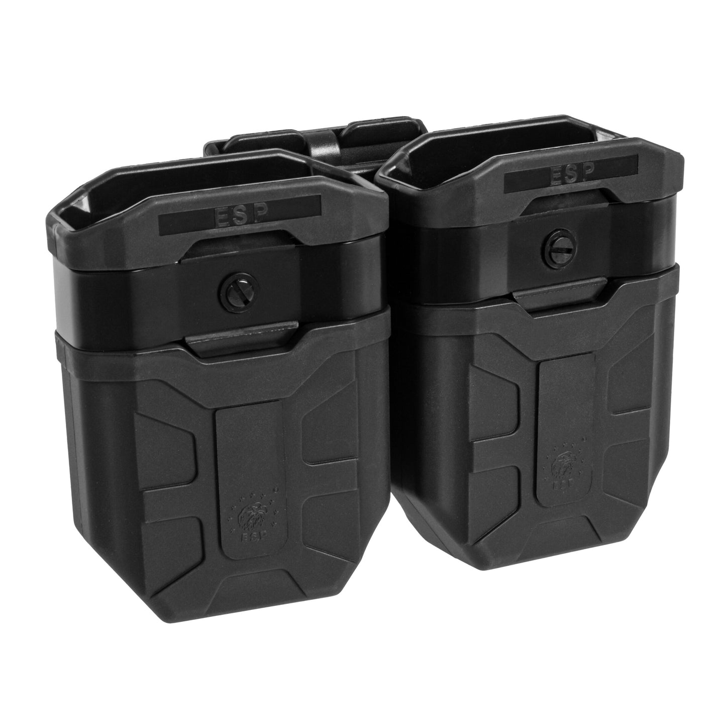 Podwójna ładownica obrotowa ESP z montażem UBC-04-2 na magazynki do AK - Black