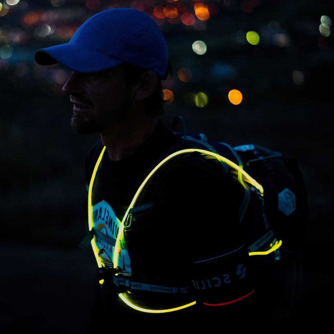 Oświetlenie sygnalizacyjne Wisport SunFibre Wearable Active Lighting Technology - Red