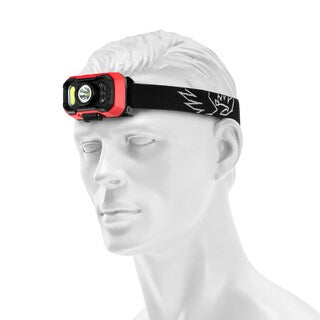 Zestaw latarek Mactronic Falcon Eye - latarka czołowa 900 lumenów + latarka warsztatowa 500 lumenów