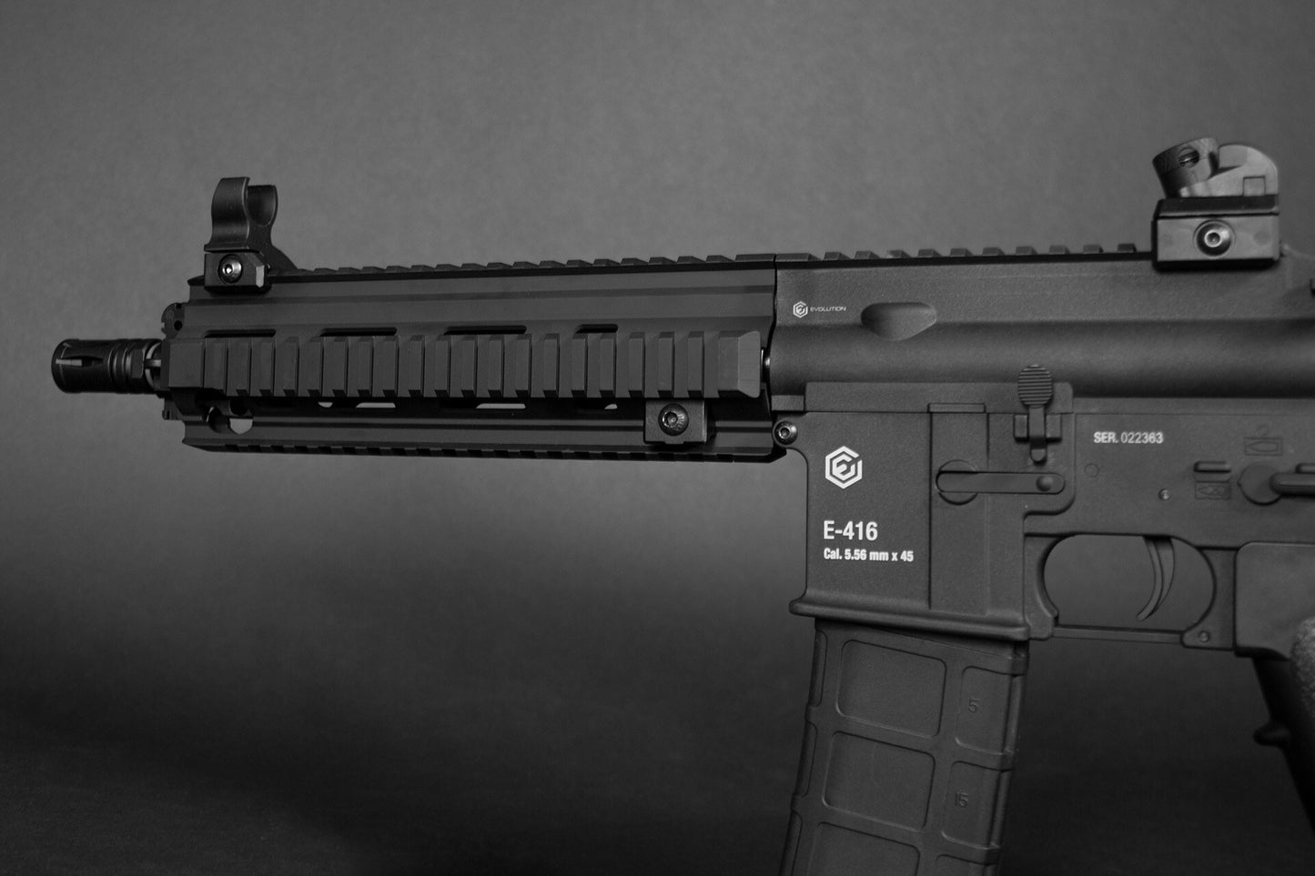Karabin szturmowy AEG Evolution CQB Carbontech ETS II - Black
