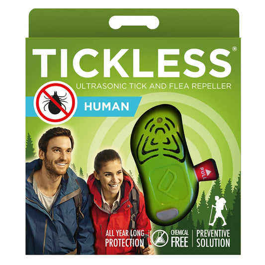 Ultradźwiękowa ochrona przed kleszczami TickLess Human - dla ludzi - Green