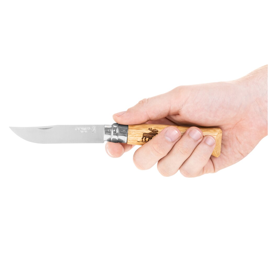 Nóż składany Opinel No.8 Animalia - Moose
