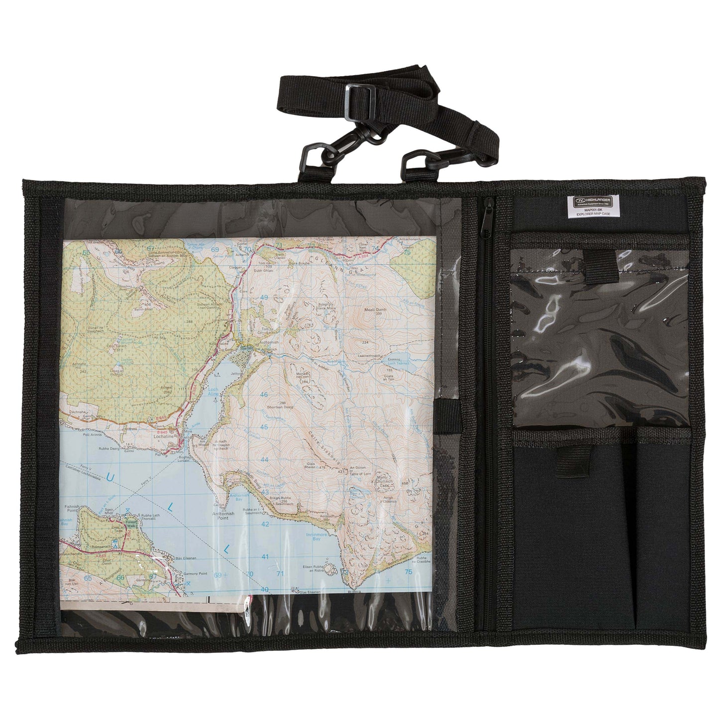 Mapnik Highlander Forces Explorer Map Case - Black
