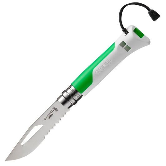 Nóż składany Opinel No.8 Outdoor Fluo Green