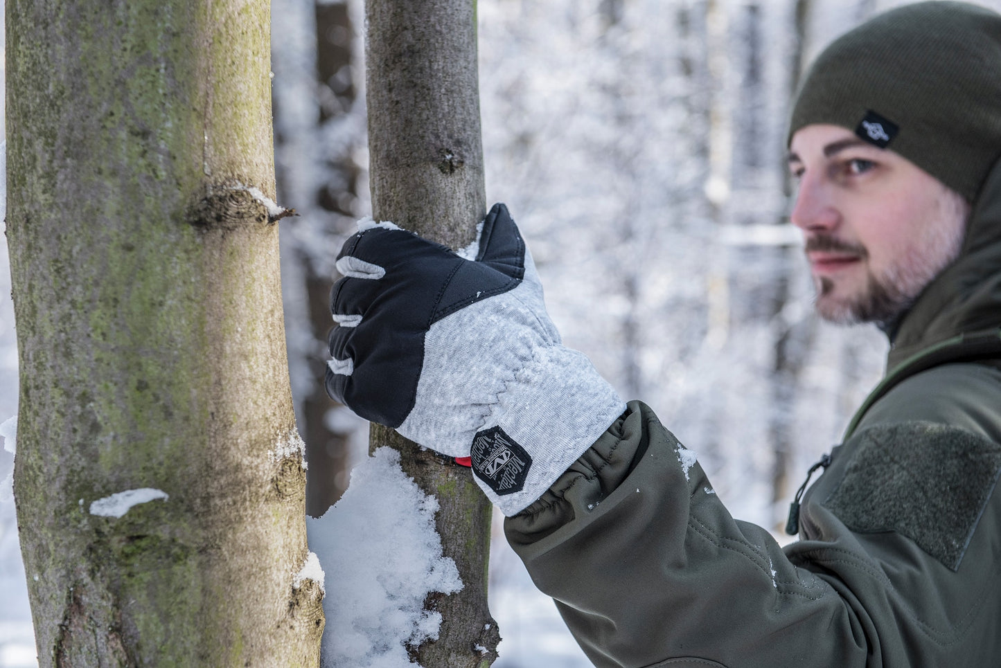 Rękawice taktyczne Mechanix Wear ColdWork Guide - Black/Grey