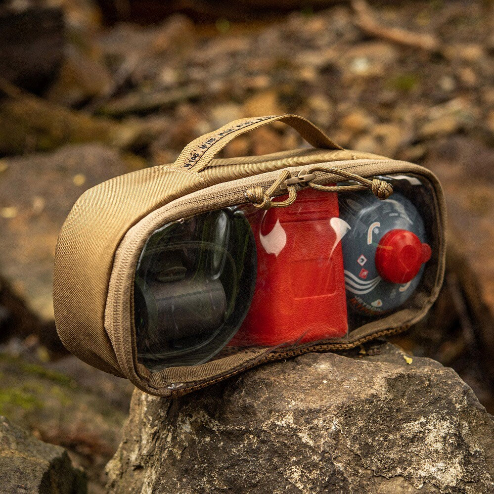 Organizer M-Tac Elite przezroczysty Medium - Coyote