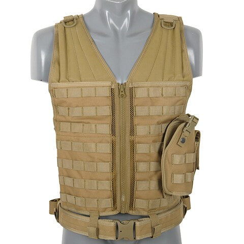 Kamizelka taktyczna 8Fields Light MOLLE - coyote