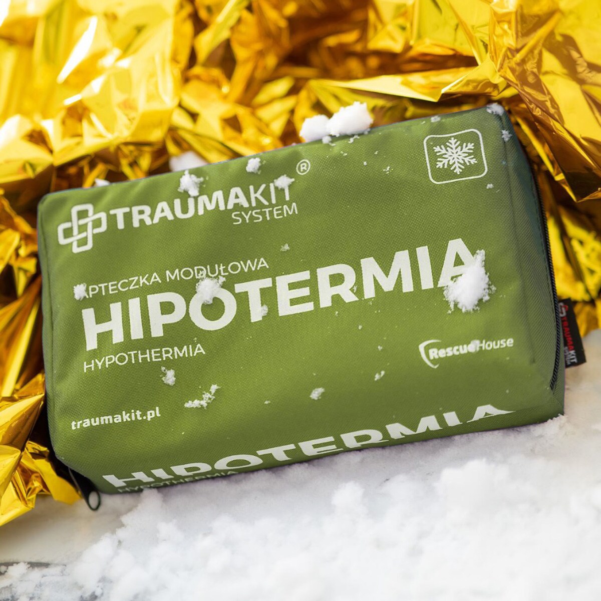 Apteczka modułowa AedMax Trauma Kit H Zielona - Hipotermia
