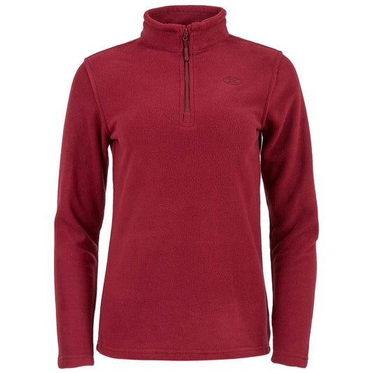 Polar damski Highlander Outdoor Ember Fleece Top - Rumba Red