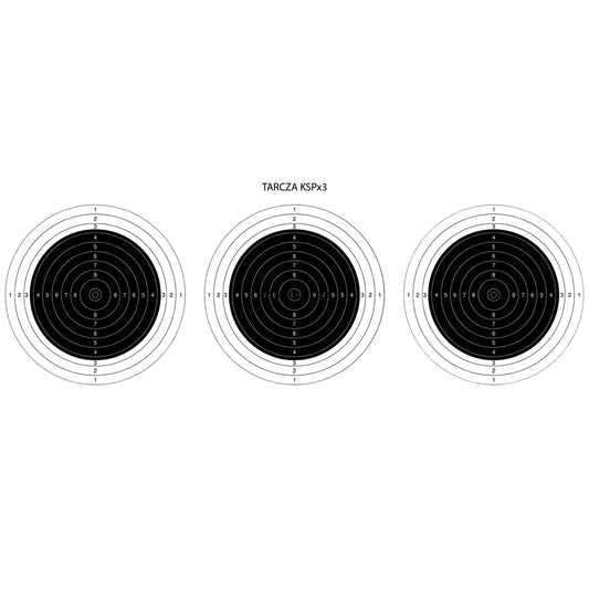 Tarcza strzelecka Range Solutions 3X KSP - 500 szt.